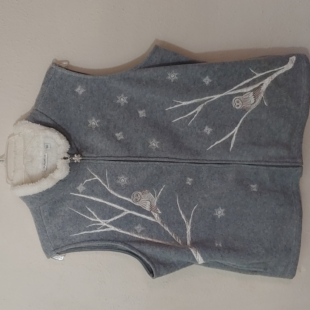 Croft & Barrow Women's Size Large Petites Fleece Vest